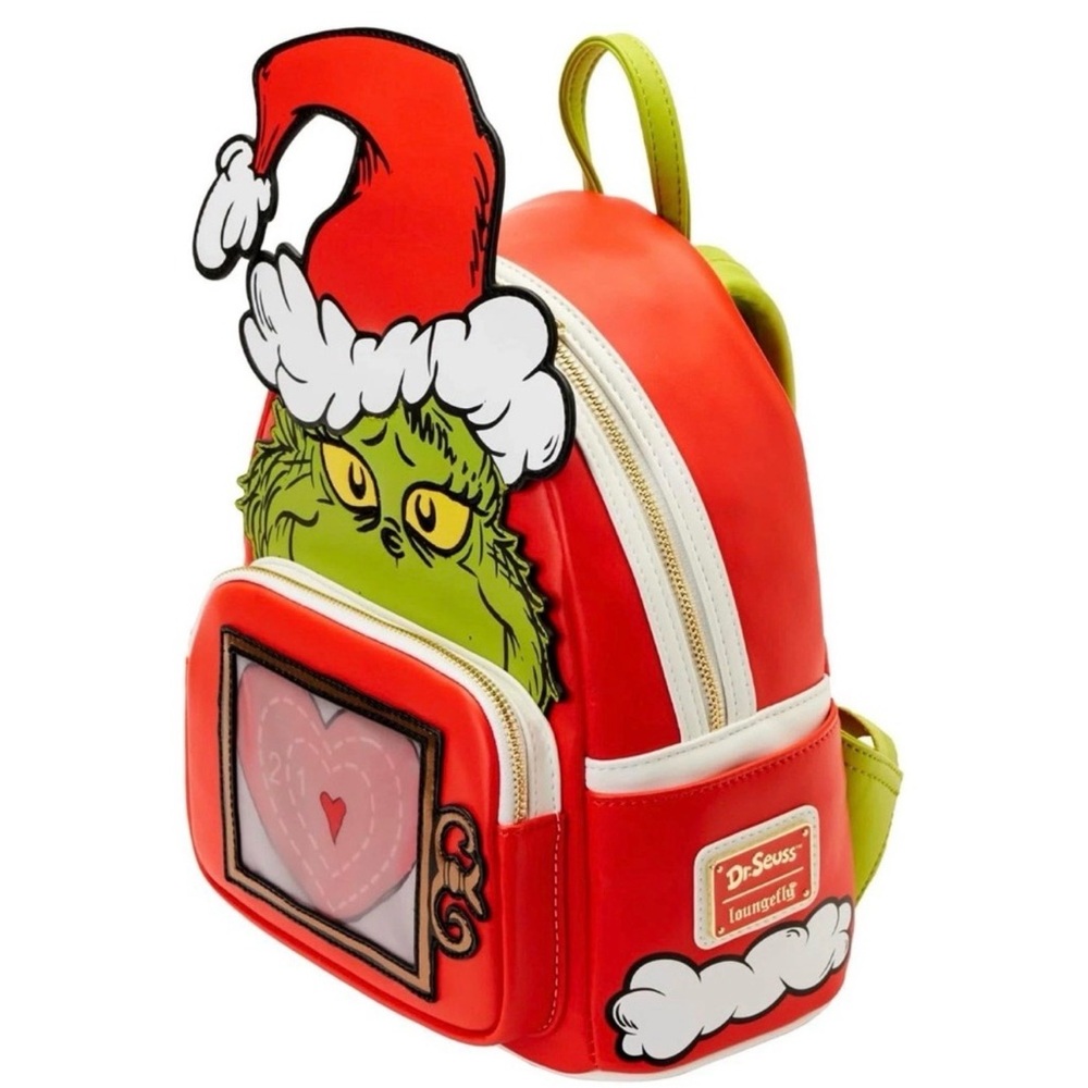 Loungefly How The Grinch Stole Christmas Max Dog Holiday Lenticular Backpack